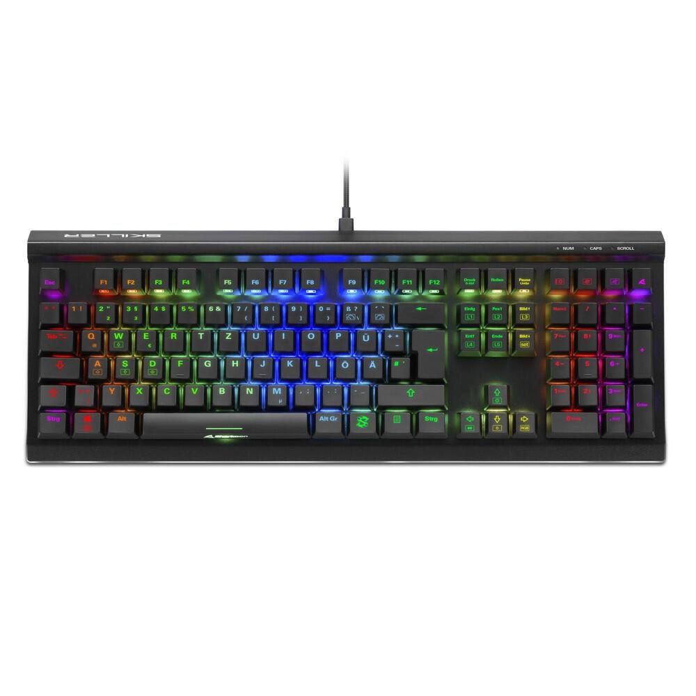 4044951030064 - Skiller SGK60 - Tastatur - Hintergrundbeleuchtung - USB-C - QWERTZ - Deutsch