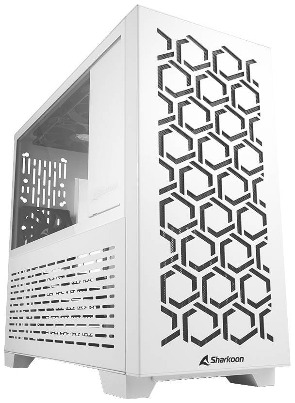 4044951035083 - MS-Y1000 - microATX - Seitenteil mit Fenster (gehärtetes Glas) - keine Spannungsversorgung (ATX) - weiß - USB Audio