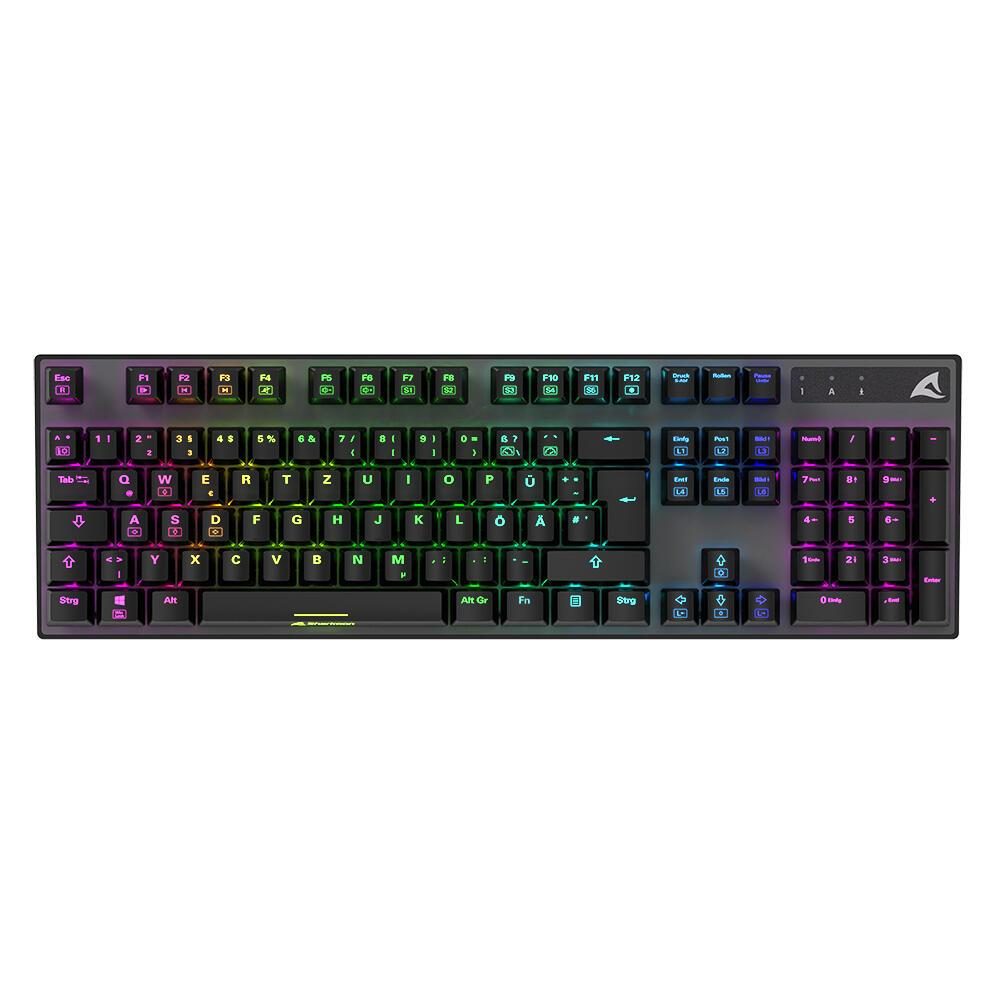 4044951037759 - SHARK SGK20RED - Gaming-Tastatur USB RGB Huano Red DE