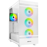 4044951038251 - SHARKOON PC-Gehäuse Rebel C50 RGB ATX Computergehäuse weiß