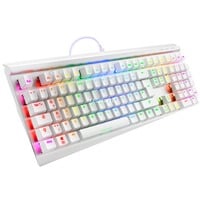 4044951040117 - SKILLER SGK40 White Gaming-Tastatur Huano Red