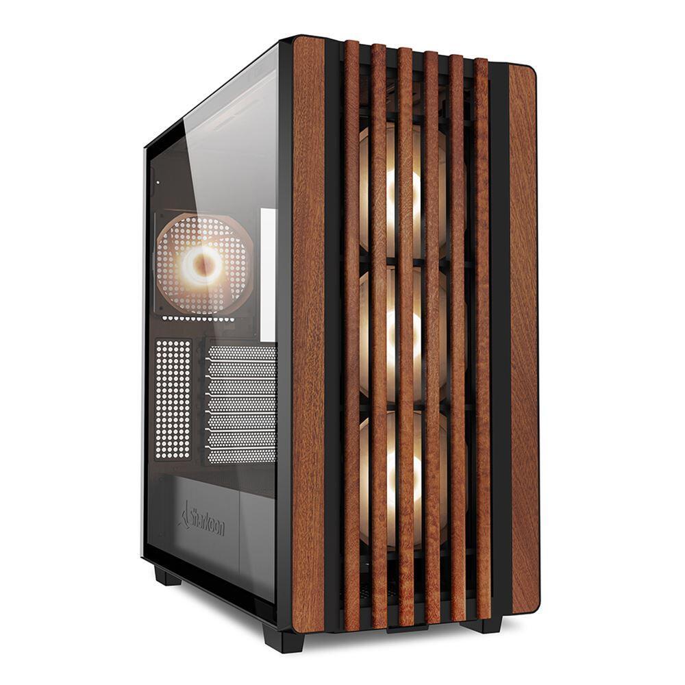 4044951040193 - Gehäuse Rebel C70G  RGB    ATX       1xGlas holz