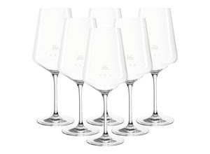 4045037326552 - Rotweingläser geeicht Puccini Gastro-Edition 02 l 6er Set