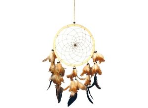 4045173261410 - Traumfänger mit langen Federn 20 cm