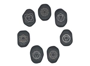 4045173287762 - Hot Massage Stone Chakra graviert Set7