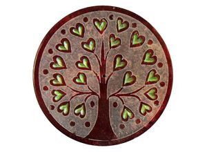 4045173340306 - Räucherstäbchenhalter Lebensbaum Speckstein graviert 10 cm