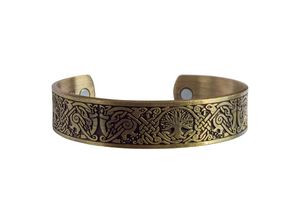 4045173510303 - Magnet-Armband Baum des Lebens antik-goldfarben