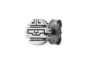 4045228908475 - cai Single Ohrstecker Silber 925 rhodiniert oxidiert