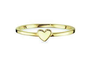 4045228910034 - cai Ring 925 - Sterling Silber ohne Stein vergoldet (Größe 058 (185))