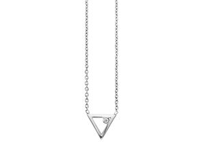 4045228922167 - cai Collier 925 - Sterling Silber Zirkonia 39+5cm rhodiniert