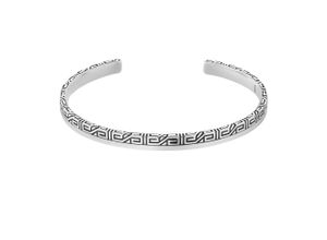 4045228943735 - Armband CAÏ 925 -Sterling Silber rhodiniert geschwärzt Armbänder Gr 65cm Silber 925 (Sterlingsilber) weiß Herren Armbänder