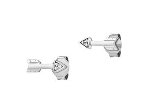 4045228946644 - cai Ohrstecker 925 - Sterling Silber Zirkonia weiß 03cm rhodiniert