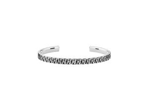 4045228948167 - Armspange Schmuck Geschenk Armkette Armschmuck Silber 925 Armbänder Gr Silber 925 (Sterlingsilber) silberfarben (silberfarben schwarz) Herren Armbänder Silber zu Anzug Hemd Jeans Sneaker Anlass Geburtstag Weihnachten