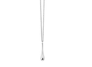 4045228953505 - Kette mit Anhänger CAÏ 925 - Sterling Silber rhodiniert Halsketten Gr 60 + 5cm Silber 925 (Sterlingsilber) Länge 65 cm Breite 50 mm weiß Damen Ketten mit Anhänger