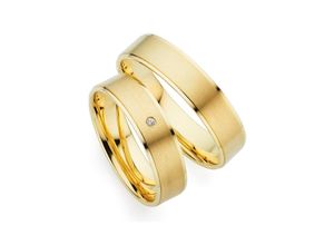 4045228959507 - Trauring PHÖNIX Schmuck Geschenk Gold 333 Ehering LIEBE versch Varianten Fingerringe Gr 49 001 ct SI = kleine Einschlüsse mit Brillant Gelbgold 333 50 mm gelb (gelbgoldfarben) Trauringe Goldring mit oder ohne Brillant - Made in Germany