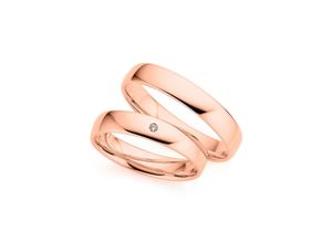 4045228961586 - Trauring PHÖNIX Schmuck Geschenk Gold 333 Ehering LIEBE versch Varianten Fingerringe Gr 49 001 ct SI = kleine Einschlüsse mit Brillant Roségold 333 40 mm rosegold (roségoldfarben) Trauringe Goldring mit oder ohne Brillant - Made in Germany