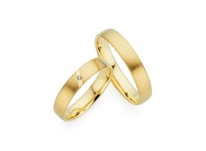 4045228963351 - Trauring PHÖNIX Schmuck Geschenk Gold 333 Ehering LIEBE versch Varianten Fingerringe Gr 49 001 ct SI = kleine Einschlüsse mit Brillant Gelbgold 333 40 mm gelb (gelbgoldfarben) Trauringe Made in Germany wahlweise mit oder ohne Brillant