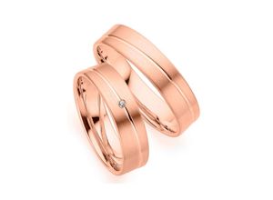 4045228966581 - Trauring PHÖNIX Schmuck Geschenk Gold 333 Ehering LIEBE versch Varianten Fingerringe Gr 49 001 ct SI = kleine Einschlüsse mit Brillant Roségold 333 50 mm rosegold (roségoldfarben) Trauringe Goldring mit oder ohne Brillant - Made in Germany