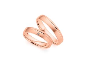 4045228968974 - Trauring PHÖNIX Schmuck Geschenk Gold 333 Ehering LIEBE versch Varianten Fingerringe Gr 49 001 ct SI = kleine Einschlüsse mit Brillant Roségold 333 40 mm rosegold (roségoldfarben) Trauringe Goldring mit oder ohne Brillant - Made in Germany