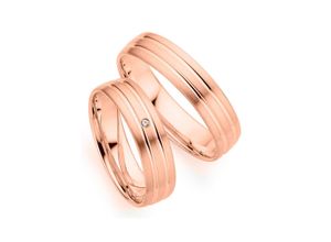 4045228969933 - Trauring PHÖNIX Schmuck Geschenk Gold 333 Ehering LIEBE versch Varianten Fingerringe Gr 49 001 ct SI = kleine Einschlüsse mit Brillant Roségold 333 50 mm rosegold (roségoldfarben) Trauringe Goldring mit oder ohne Brillant - Made in Germany