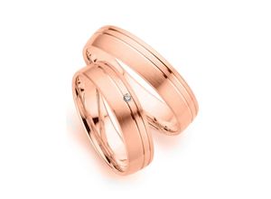 4045228974166 - Trauring PHÖNIX Schmuck Geschenk Gold 333 Ehering LIEBE versch Varianten Fingerringe Gr 49 001 ct SI = kleine Einschlüsse mit Brillant Roségold 333 50 mm rosegold (roségoldfarben) Trauringe Goldring mit oder ohne Brillant - Made in Germany