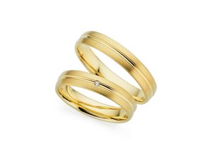 4045228982604 - Trauring PHÖNIX Schmuck Geschenk Gold 333 Ehering LIEBE versch Varianten Fingerringe Gr 49 ohne Brillant Gelbgold 333 40 mm gelb (gelbgoldfarben) Trauringe Made in Germany wahlweise mit oder ohne Brillant