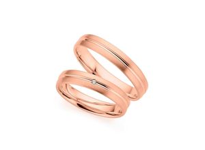 4045228982727 - Trauring PHÖNIX Schmuck Geschenk Gold 333 Ehering LIEBE versch Varianten Fingerringe Gr 49 ohne Brillant Roségold 333 40 mm rosegold (roségoldfarben) Trauringe Goldring mit oder ohne Brillant - Made in Germany