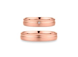 4045228983076 - Trauring PHÖNIX Schmuck Geschenk Gold 333 Ehering LIEBE versch Varianten Fingerringe Gr 49 ohne Brillant Roségold 333 40 mm rosegold (roségoldfarben) Trauringe Goldring mit oder ohne Brillant - Made in Germany