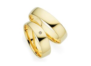 4045228983373 - Trauring PHÖNIX Schmuck Geschenk Gold 333 Ehering LIEBE versch Varianten Fingerringe Gr 49 ohne Brillant Gelbgold 333 50 mm gelb (gelbgoldfarben) Trauringe Goldring mit oder ohne Brillant - Made in Germany