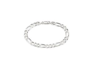 4045228990142 - Armband BRUNO BANANI Schmuck Geschenk Silber 925 Armschmuck Armkette Figarokette Armbänder Gr 19 Silber 925 (Sterlingsilber) silberfarben Herren