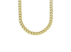 4045228994539 - Kette ohne Anhänger BRUNO BANANI Schmuck Geschenk Silber 925 Halsschmuck Halskette Panzerkette Gold Halsketten Gr 60 Silber 925 (Sterlingsilber) Breite 67 mm gelb (gelbgoldfarben) Herren Ketten ohne Anhänger