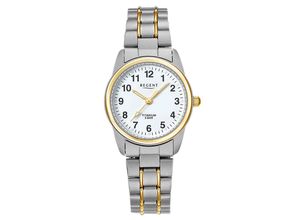 4045346053460 - Titanuhr REGENT 71709199 Armbanduhren grau (grau goldfarben) Damen Quarzuhren Quarzuhr Armbanduhr Damenuhr Titanuhr