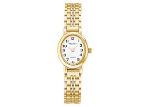 4045346056966 - Quarzuhr REGENT 75234599 Armbanduhren goldfarben Damen Quarzuhren Armbanduhr Damenuhr Mineralglas