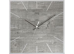 4045346118671 - Wanduhr FILIUS ZEITDESIGN 0305-4 Wanduhren Gr B L 355 cm x 355 cm silberfarben Wanduhren Holz