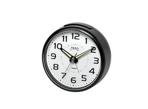 4045346126607 - Quarzwecker FILIUS ZEITDESIGN schwarz Wecker Schlafzimmer WeckerschleichendeSekundeWeckwiederholungLeuchtzeiger