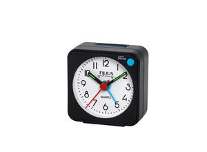4045346126775 - Quarzwecker FILIUS ZEITDESIGN schwarz Wecker Wecker Reisewecker Schlafzimmer Leuchtzeigerschleichende Sekunde