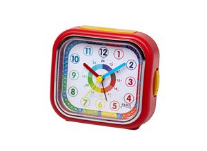 4045346126874 - Kinderwecker FILIUS ZEITDESIGN rot Wecker Kinder Quarzwecker LernweckerSchulanfangSchlafzimmer schleichende Sekunde