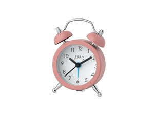 4045346126928 - Glockenwecker FILIUS ZEITDESIGN rosa Wecker Reisewecker Quarzwecker Kinderwecker Schlafzimmer Schulanfang