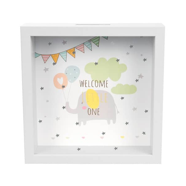 4045352920824 - Bilderrahmen   Spardose Wunscherfüller Baby Welcome little one - 18 x 18 x 5 cm 4045352920824 GOLDBUCH