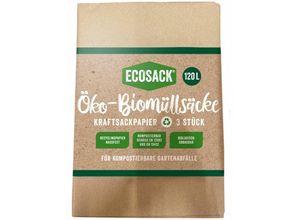 4045409111526 - Weitere - Biomüllsäcke 120 l Biosack 3 Stück Biobeutel Mülltüte Kompostierbar