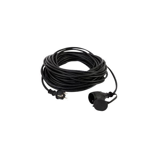 4045413100066 - REV 0017108549 - Verlängerungskabel Gummi IP44 10 m Kabel schwarz