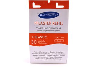 4045444605110 - EasyAid Refill Strips Elastic Nachfüllset mit 30 Pflaster Strips - Actiomedic