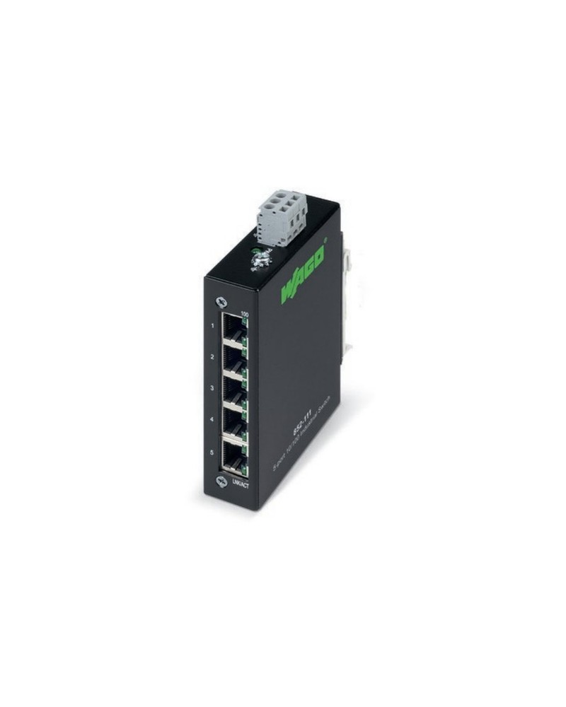 4045454847593 - Wago 852-111 Netzwerk-Switch Fast Ethernet (10 100) Schwarz 4045