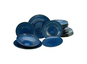 4045486105913 - CreaTable Tellerset 18-tlg Sea Breeze blau