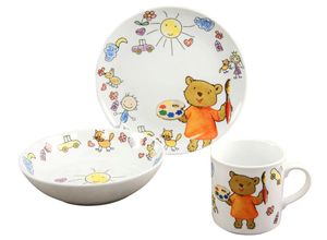 4045486150272 - CreaTable Kinderservice 3-tlg Teddy weiss