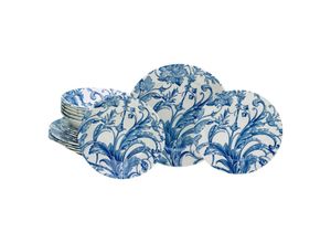 4045486173844 - CreaTable Tellerset 18-tlg Venecia blau