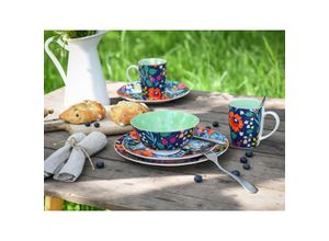 4045486174063 - CreaTable Kombiservice 16-tlg Folklore blau