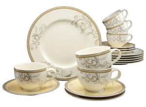 4045486178016 - CreaTable Kaffeeservice 18-tlg Villa Medici weiss