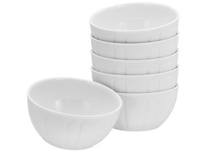 4045486178542 - CreaTable Müslischalenset 6-tlg Barcelona weiss