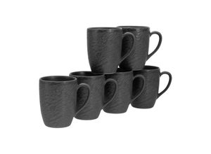 4045486179631 - CreaTable Kaffeebecher 6-tlg Schiefer schwarz